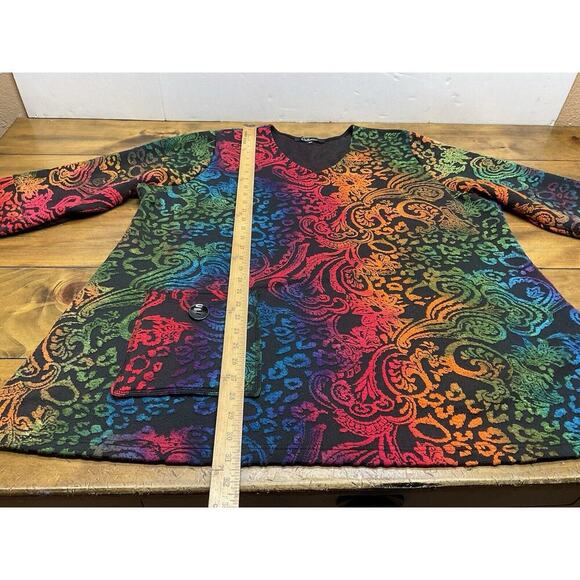Ali Miles Women's 3XL Multicolor 3/4 Sleeve Top - Picture 7 of 10